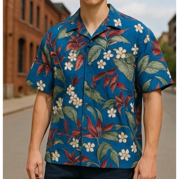 2 Vtg Paradise On A Hanger Mens 4XL Tropical Hawaiian Shirts 100% Cotton Limited - Picture 2 of 15